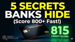 5 Credit Card Secrets Banks Don’t Want You to Know (Score 100+ Points Fast!) #CreditScore