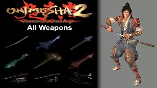 【Onimusha 2: Samurai's Destiny】Jubei Yagyu Moveset All Weapons & Onimusha Transformation