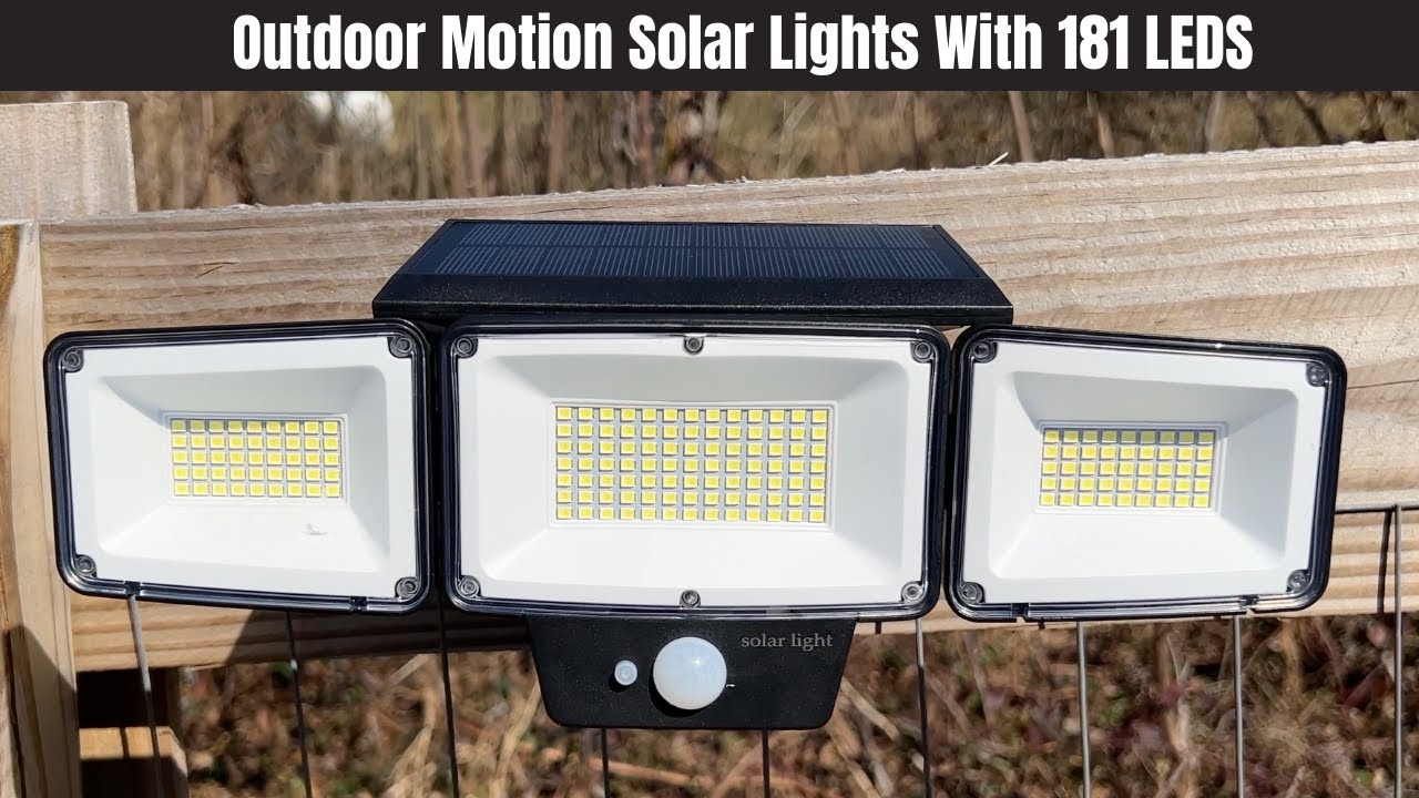 Cinoton Solar Security Lights Review!