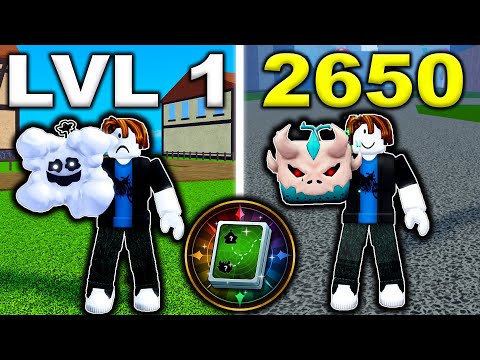 Noob To Max Using Only FRUIT NOTIFIER In Blox Fruits [FULL MOVIE]