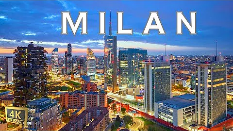 Beautiful Milan, Italy |World Capital of Fashion and Design |4k ULTRA HD HDR 60FPS Video by Drone
