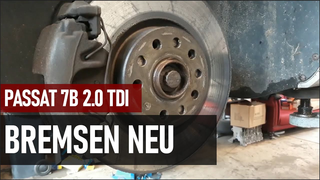 VW Passat 7B 2.0 TDI  Neue Bremsen vorne #cars #tutorial #diy