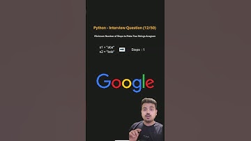 Quick Solution: Minimum Steps to Make Strings Anagrams!💡#pythontutorial #pythoninterview #shorts