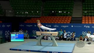 Kuliak Ivan Rus - 2019 Artistic Junior Worlds, Gyor Hun - Qualifications Pommel Horse