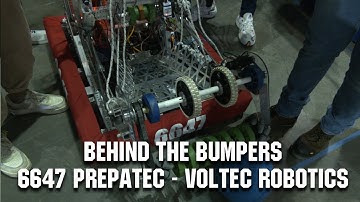 Behind the Bumpers 6647 Voltec Robotics Robot Rapid React