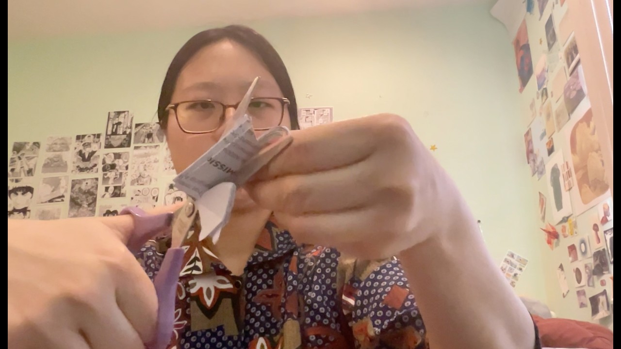 arts & crafts with paper asmr