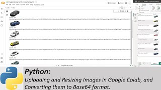 Python: Resizing and Converting Images to Base64 format using Python in Google Colab.