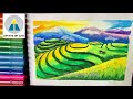 V tranh rung bc thang  v tranh phong cnh qu hng  how to draw  vietnam landscape