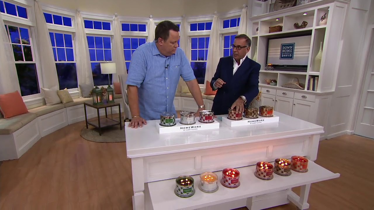 HomeWorx by Harry Slatkin Set of 3 Deluxe 18oz 4Wick Candles on QVC