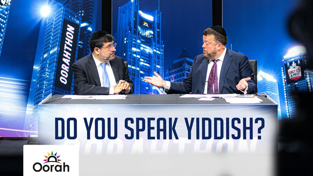 Oorahthon '22 WINNERS: Do you speak Yiddish?