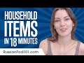 Learn Russian in 18 Minutes - Talk about House and Room