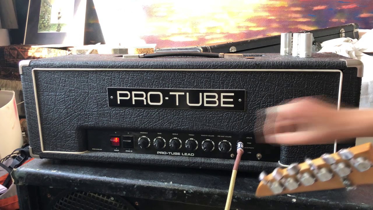 Modded Laney pro-tube 50 watt demo - YouTube