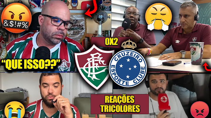 REAÇÕES dos TRICOLORES FURIOSOS com a DERROTA - FLUMINENSE 0X2 CRUZEIRO [REACT BRASILEIRÃO 2025]
