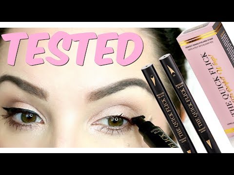 Testing out the Quick Flick Eyeliner Stamp BN REVIEWS YouTube