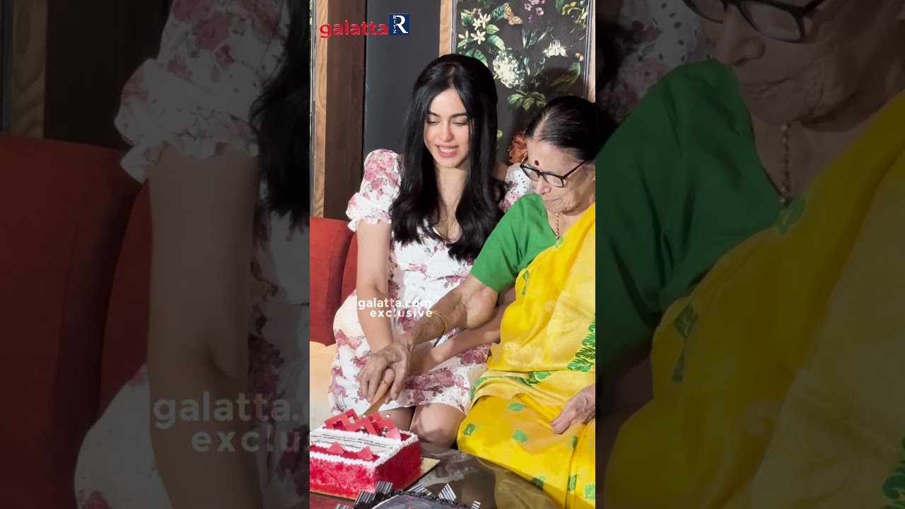 Love Knows No Age: Adah Sharma's Sweet Cake Time with Grandma!