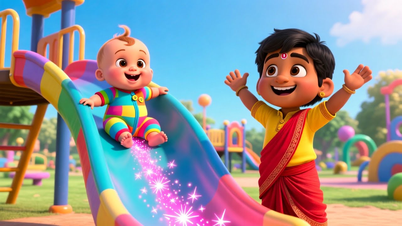 Chhota Bheem Park Day 🎉🛝 Fun ABC and Counting Song for Kids | Learn Letters Numbers with Baby