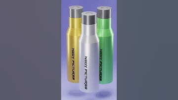 Blender 3D Perfume Product Animation - Low Poly Style
