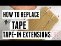 HOW TO REPLACE TAPE FOR TAPE-IN EXTENSIONS - Bombay Hair
