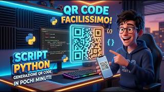 Genera QR Code personalizzati con PYTHON! (IN 4 RIGHE) 🚀|| Tutorial Passaggio per Passaggio