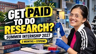 SRFP 2027: Paid Research Internship for College Students | Eligibility + How to Apply