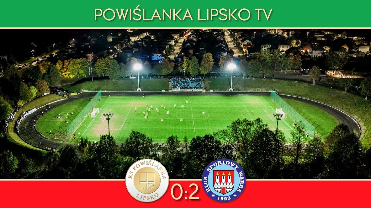 Powiślanka Lipsko - KS Warka 0:2 (Skrót)