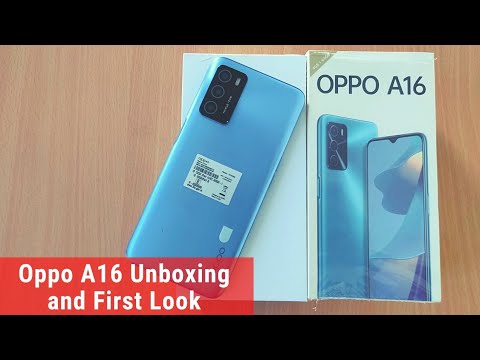 Oppo A16 Unboxing And Camera Overview