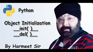 Object Initialization Using __init__( ) and __del( )__ in Python