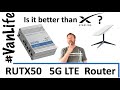 Teltonika rutx50 5g lte router review  is it better than starlink