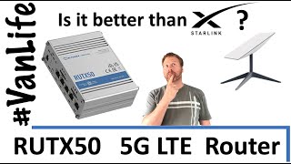 Teltonika RUTX50 5G LTE Router Review  Is it better than Starlink?