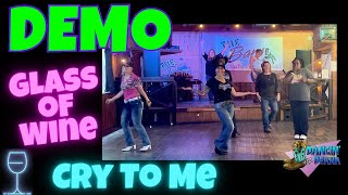 CRY TO ME (glass of wine) 🍷 😥 Dance Demo w/ Music