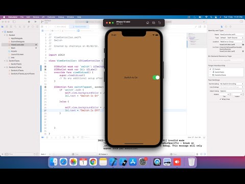 How To Create Switch In swift IOS