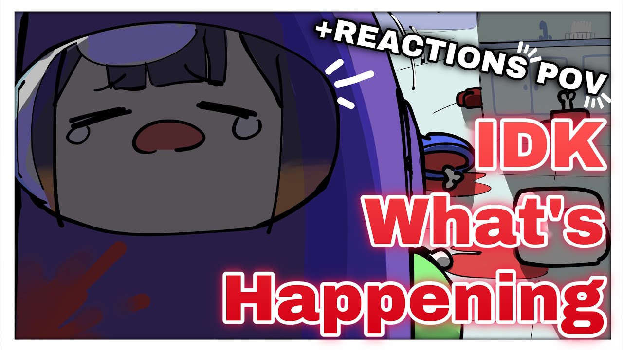 Ina 1v9 and DomINAte the entire lobby | HoloEN Among US | ALL REACTIONS POVs