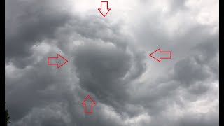 Is this what a Tornado forming looks like?