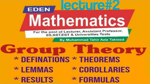 PPSC Lecturer 2 Preparation Series  Group Theory PPSC Lecturer Math Course review Subgroup Algebra.