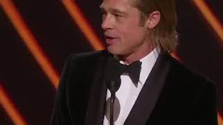 Best Supporting Actor Oscars 2020 | Brad Pitt speech Oscars 2020