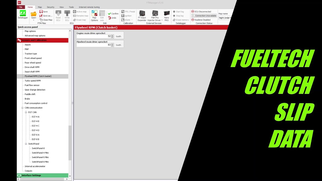 FuelTech Clutch Slip Data!