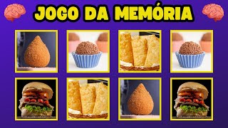 🥧 JOGO DA MEMÓRIA COM COMIDAS N°1