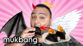 Büyük Twitter Li̇nci̇me Cevap Oni̇gi̇ri̇ Mukbang