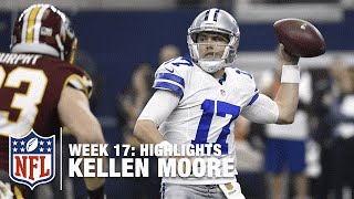 Kellen Moore Throws for 435 Yards \& 3 TDs | Redskins vs. Cowboys | NFL Week 17 Highlights