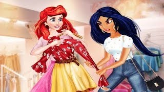 Princesses Shopping Rivals.ariel moana and jasmine dress up online games screenshot 4