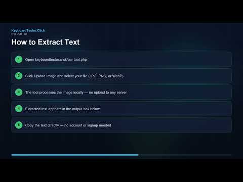 How to Extract Text from Images Free — Browser OCR