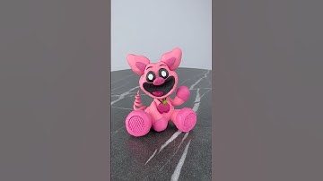 I made Pickypiggy from Poppy Playtime#pickypiggy #poppyplaytime #sculpting #cute