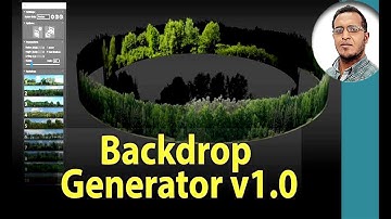 66 _ ثرى دى ماكس _ Backdrop Generator v1