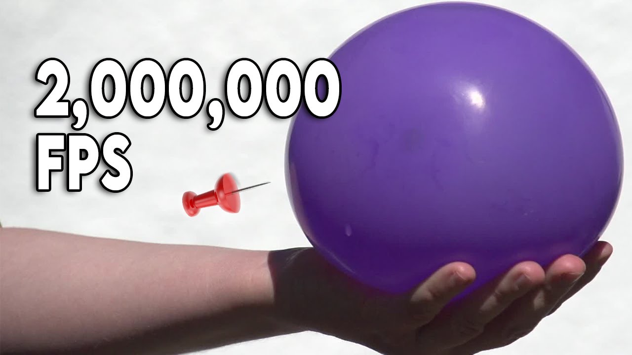 Popping Water Balloons at Hyper Speed - The Sped Up Guys