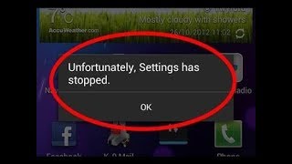 How to fix unfortunately settings has stopped working in android How to fix unfortunately settings has stopped working in android