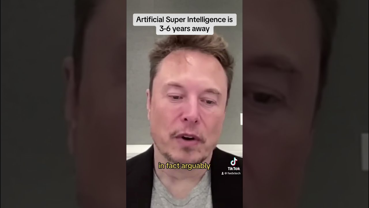 Artificial Super Intelligence Is 3 6 Years Away Elonmusk Ai Interview