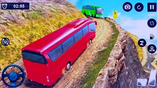 Uphill Offroad Army Bus Driving - Hill Dangerous Duty Simulator Games Android Gameplay HD screenshot 2