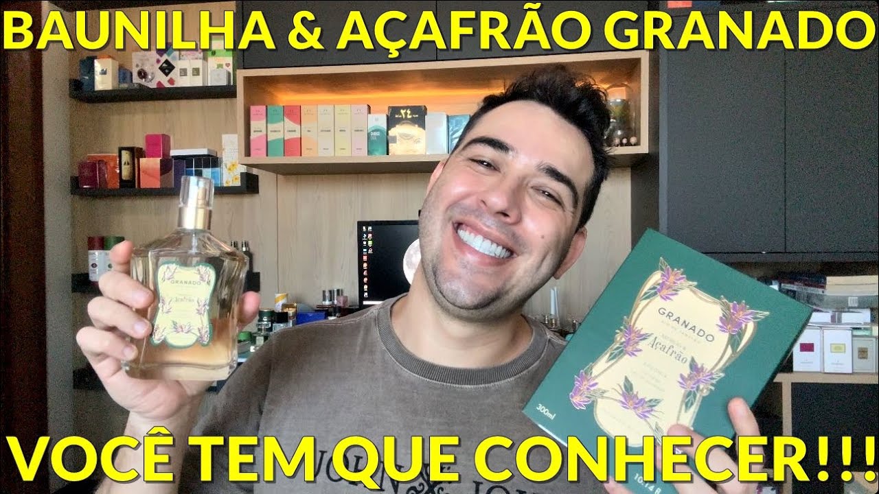 Baunilha e Açafrão Granado (UM DOS MELHORES CHEIROS QUE JÁ SENTI!!!) Lembra Algum Perfume Importado…