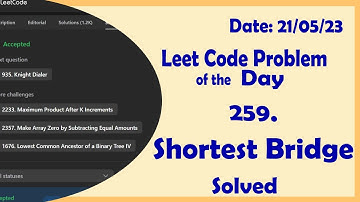 934 || Shortest Bridge || C++ || Leetcode Daily Challenge