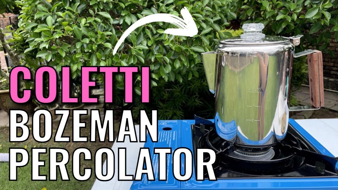 COLETTI Bozeman Unboxing Video  How to use a camping coffee percolator 